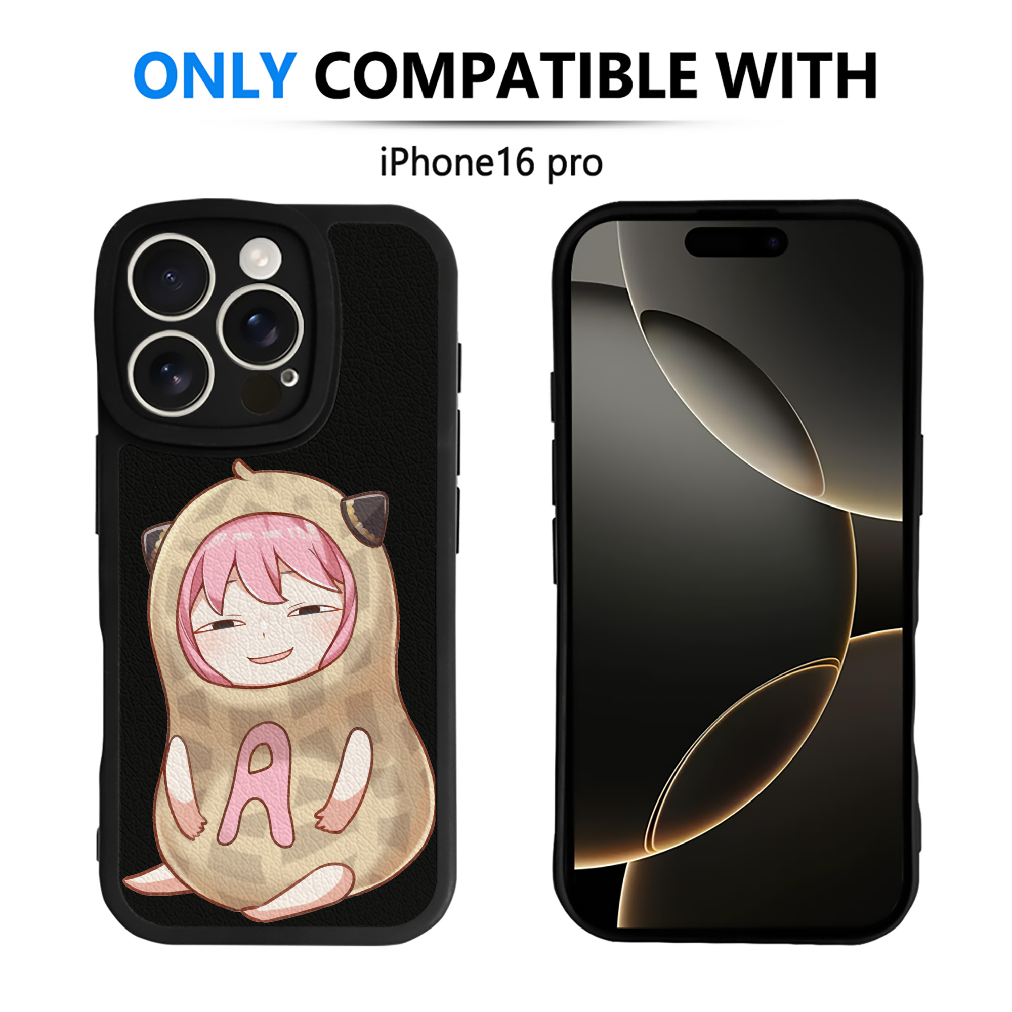（画像用） SPY×FAMILY间谍家家酒 【iPhone 16シリーズ対応】シリコンスマホケース（レザー調） 材質：シリコン